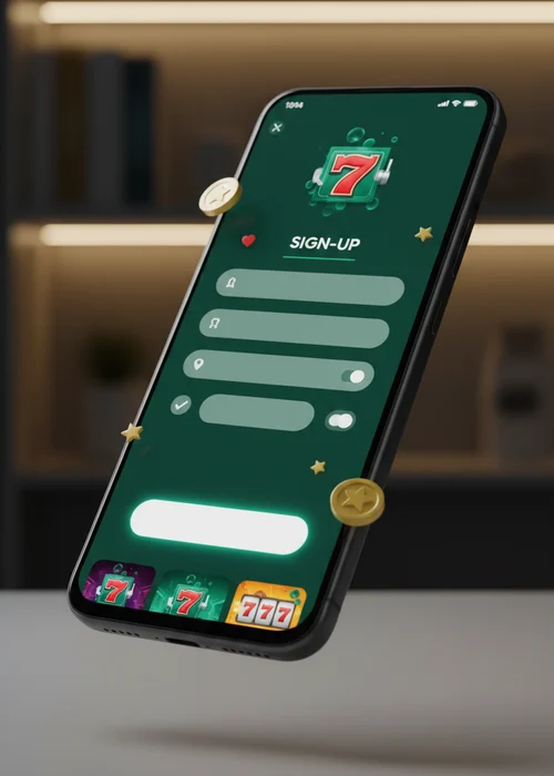 Screenshot of Bebe Casino registration form, showing step-by-step fields for new Australian players to create an account and access bonuses.